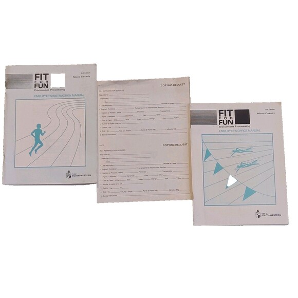 Fit For Fun 6th Edition  Document Processing Mona Casady 2 BOOKS 1 MATERIAL BOOK - Picture 1 of 9